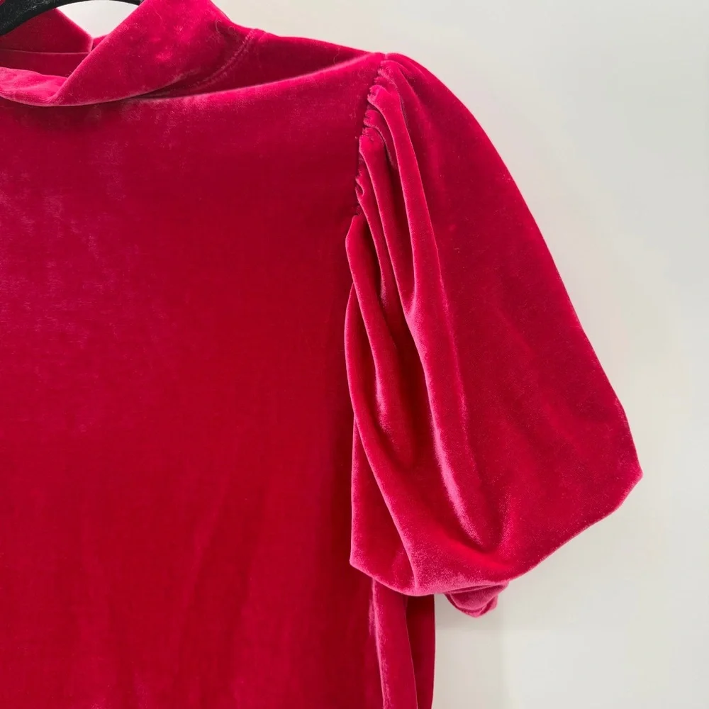 Free People Claudia Velvet Top XS